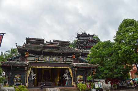 西夏风情园土家风情园背景