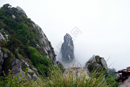 自然和人文三山五岳之庐山背景