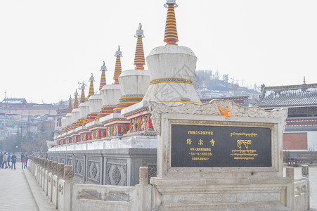 西宁塔尔寺景区背景图片