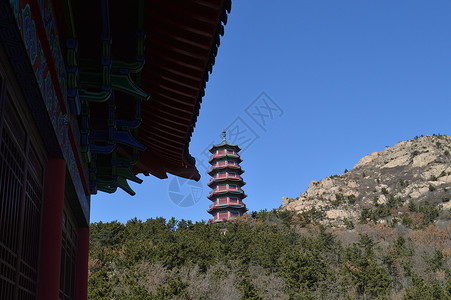 威海石岛赤山风景区背景图片