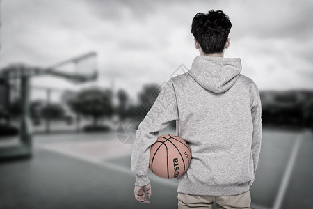 抢篮球人孤独的学生设计图片