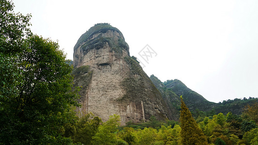 一线天衢州江郎山风景区背景