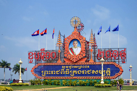 柬埔寨金边皇宫高清图片