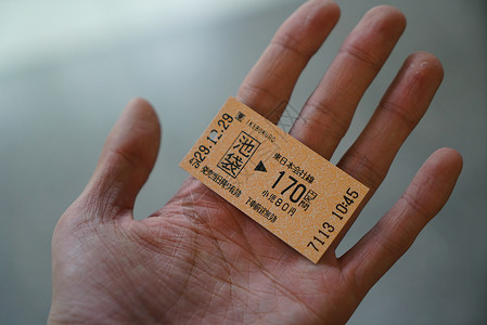 日本地铁票背景图片