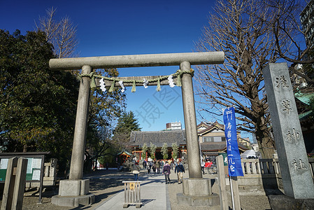 日本东京神社高清图片