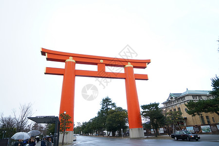 日本京都古建筑群图片
