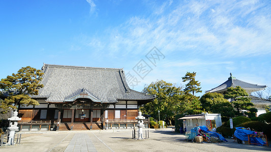 日本名古屋传统寺庙高清图片