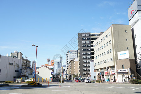 名古屋城市风光背景图片