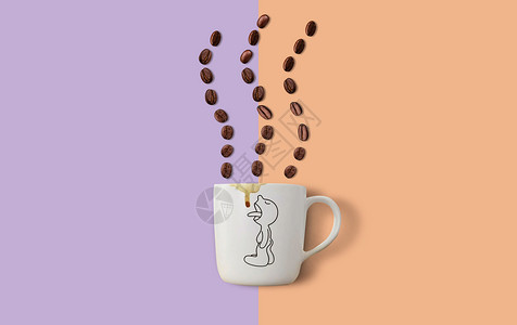 瓷杯创意咖啡设计图片