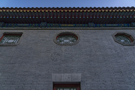 北京恭王府后罩楼背景图片