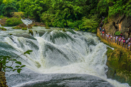 贵州黄果树大瀑布景点高清图片素材