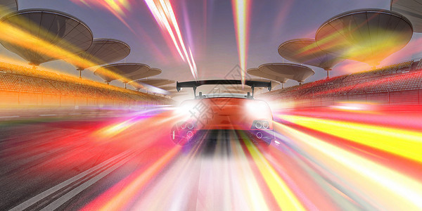 急速赛车速度感光效设计图片