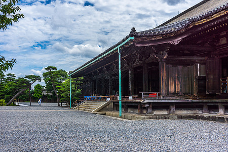 日本京都三十三间堂背景图片