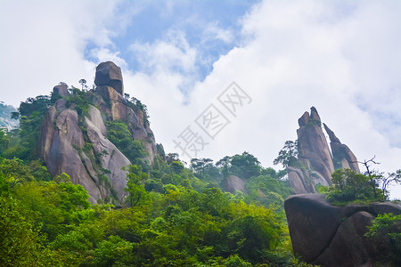 上饶风景江西上饶三清山风光背景