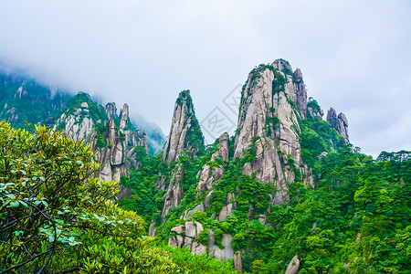 江西上饶三清山风光背景图片