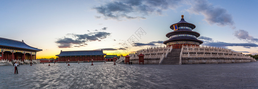 天坛旅游北京天坛祈年殿背景