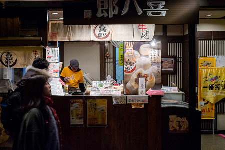 日本饮食小吃背景图片