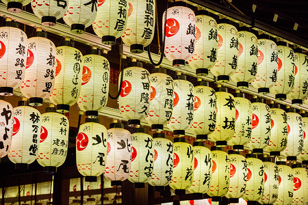 日本八坂神社夜景高清图片