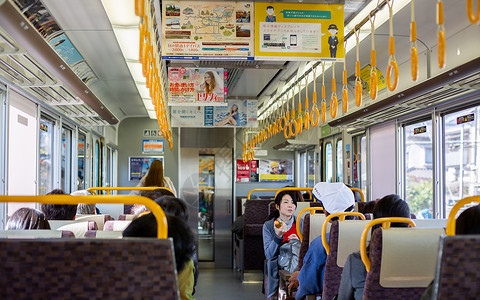 城际轻轨日本地铁背景