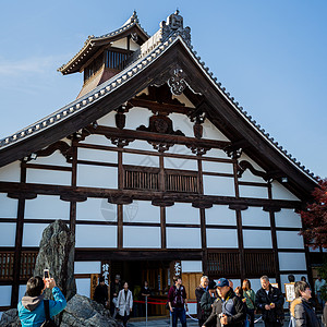 日本天龙寺风景图片