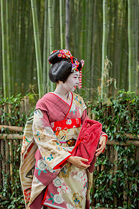 日本艺妓背景图片