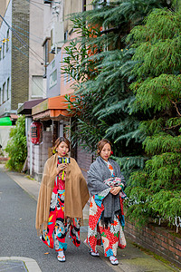 日本和服背景图片