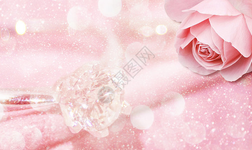 钻石玫瑰浪漫花朵设计图片
