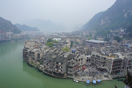 贵州镇远古城背景图片