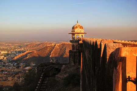 小印度印度斋普尔老虎堡背景