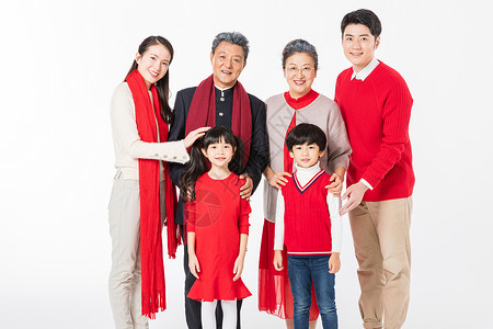 新春家庭背景图片
