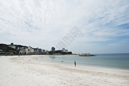 白滨白良浜海滨浴场Shirahama Beach背景