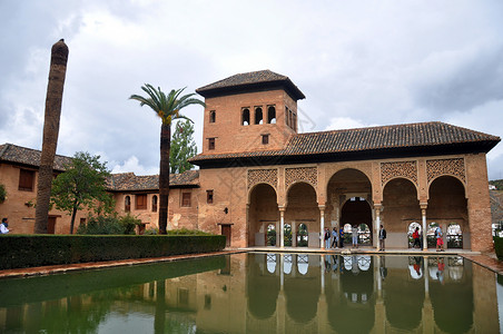 纳塞瑞斯皇宫阿尔罕布拉宫 La Alhambra背景