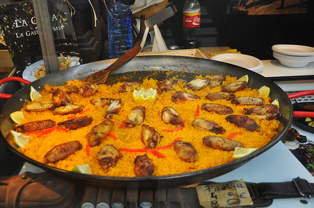 圣米盖尔市场西班牙海鲜饭图片