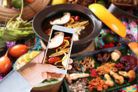 食物拍摄背景手机摄影设计图片
