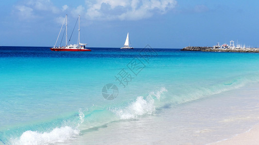 明多斯加勒比海著名景点高清图片