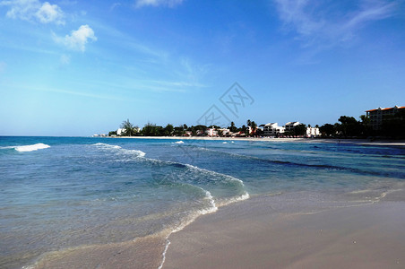 巴巴多斯是中美洲加勒比海岛国号称旅游王国背景图片
