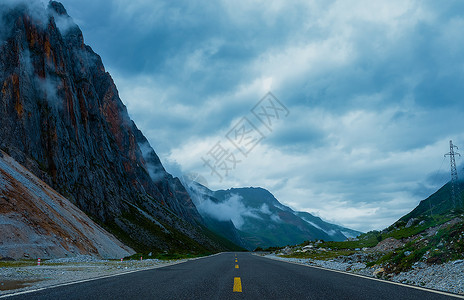 山脉线高原旅游公路背景