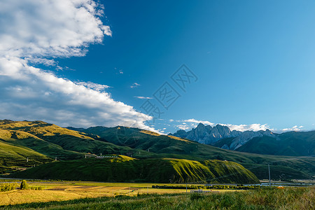 甘孜县泸定高原甘孜背景