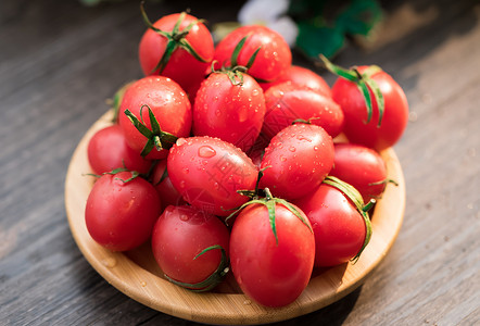新鲜的西红柿圣女果背景