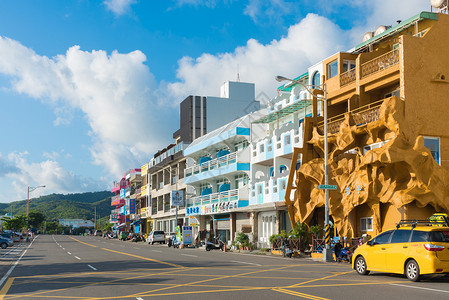 屏东台湾垦丁海边风光背景