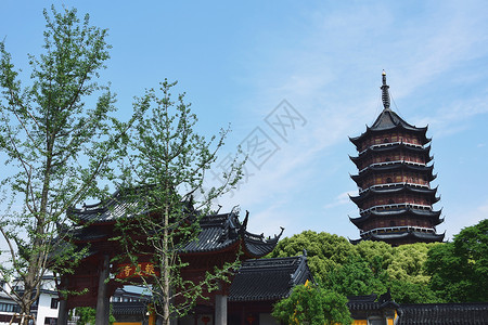 南宋建筑苏州报恩寺背景