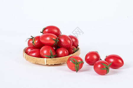 圣女果小番茄素材高清图片
