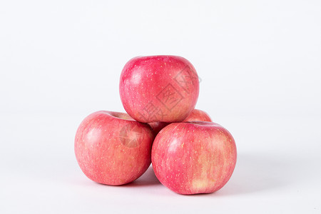 苹果新鲜红富士苹果高清图片