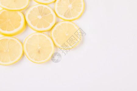 柠檬水果切片高清图片