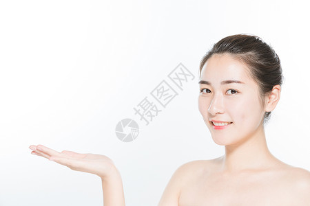 美妆女性手势展示图片