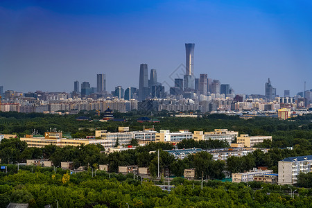 北京国贸高楼背景图片