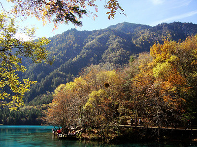 原研哉美哉九寨沟背景