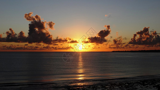 莫桑比克海峡风光晨光晨韵背景图片