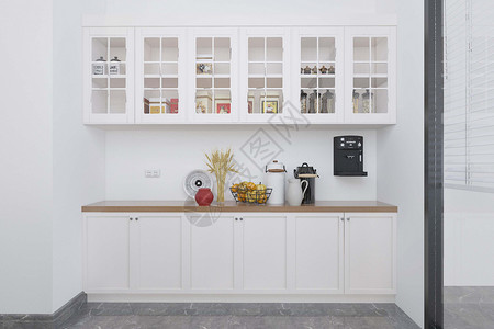 边柜模型厨房空间设计图片