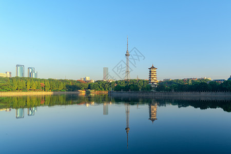 湖南长沙地标建筑烈士纪念塔高清图片